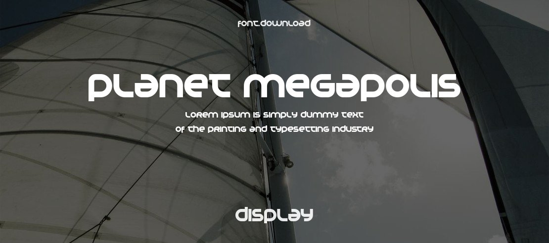 Planet Megapolis Font