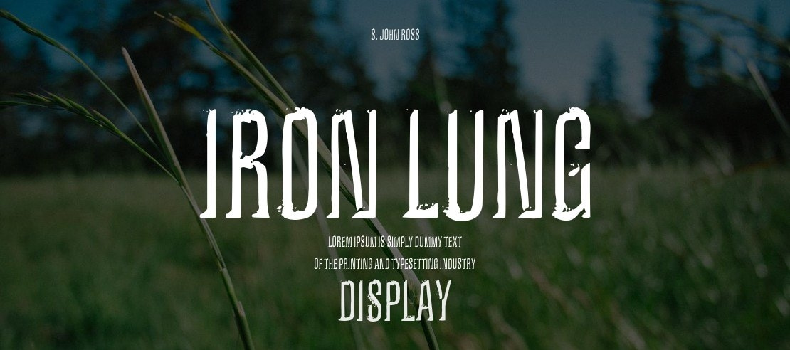 Iron Lung Font