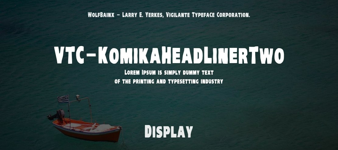 VTC-KomikaHeadLinerTwo Font Family