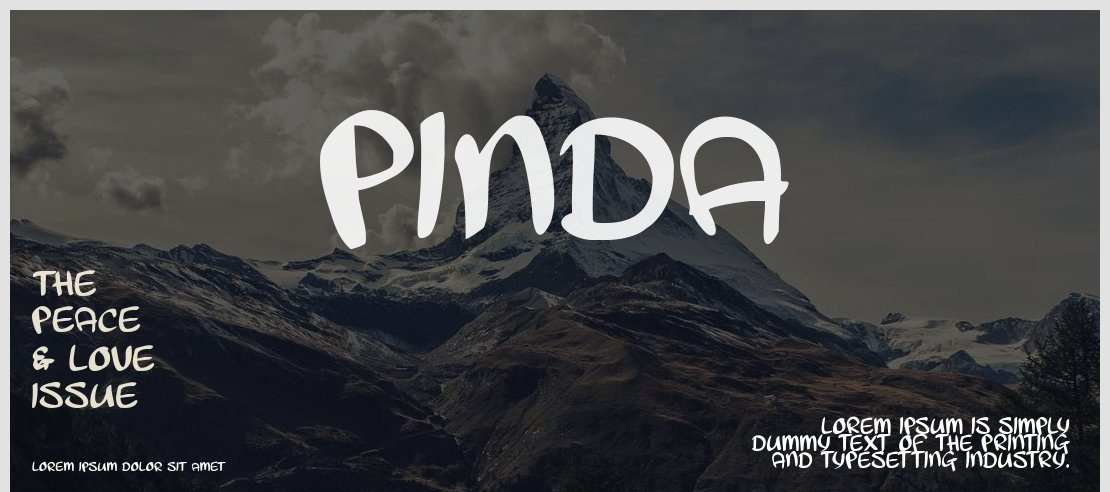 Pinda Font