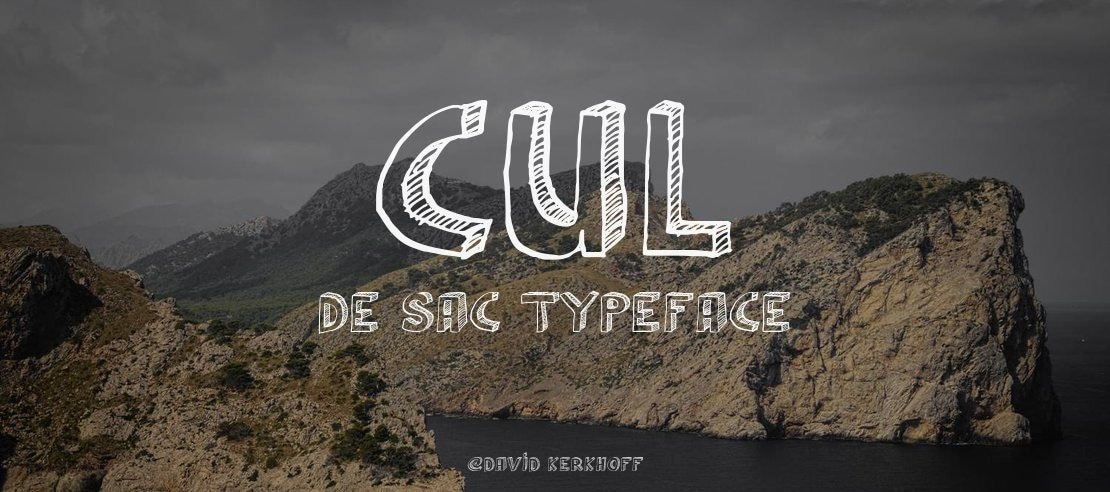 Cul De Sac Font