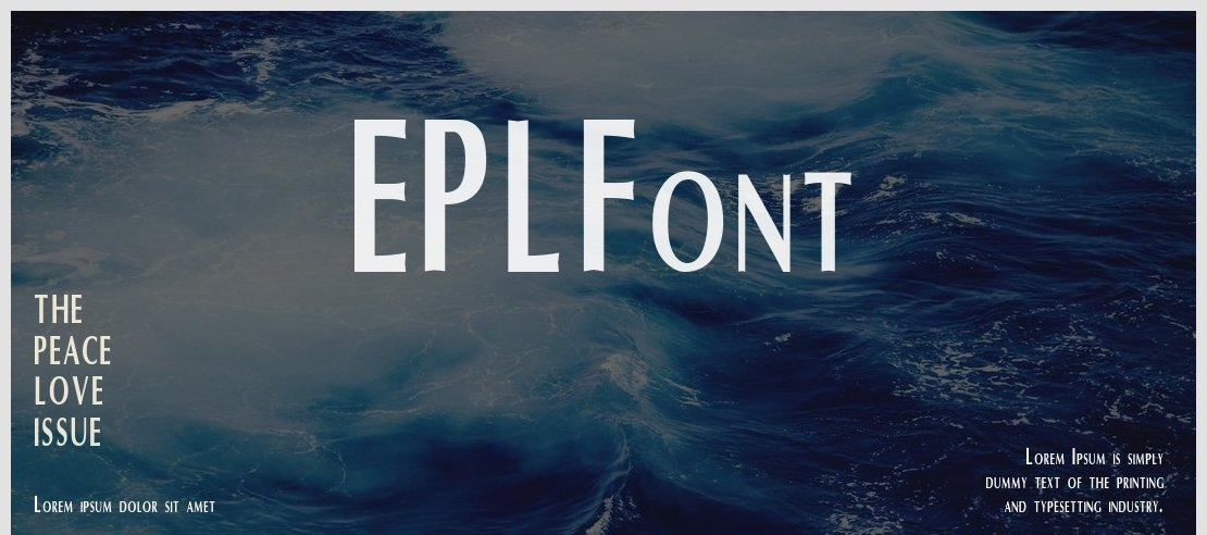 EPLFont Font