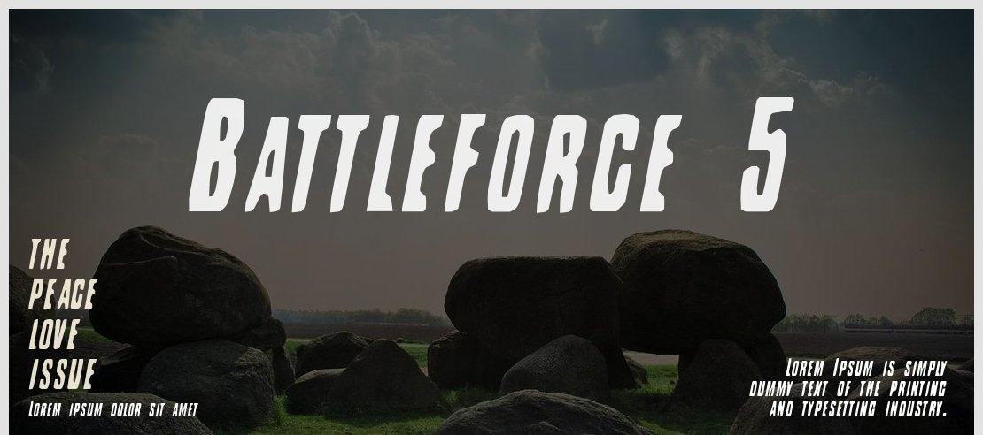 Battleforce 5 Font