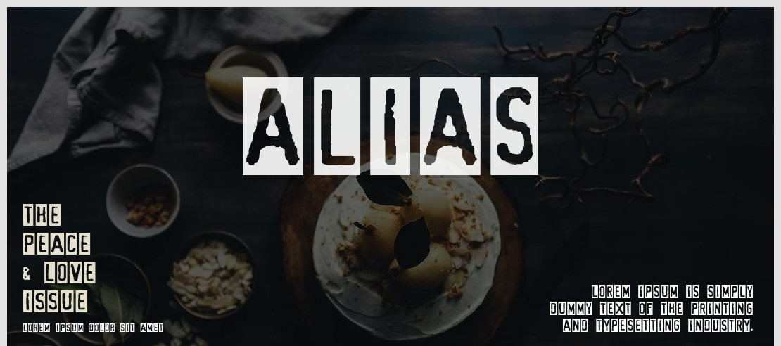 Alias Font