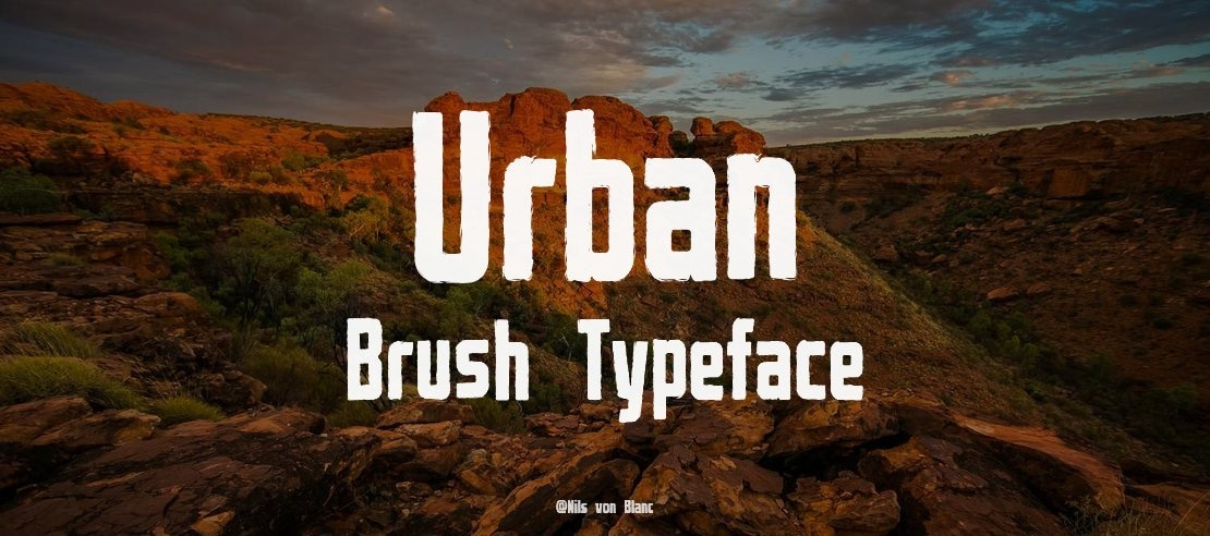 Urban Brush Font