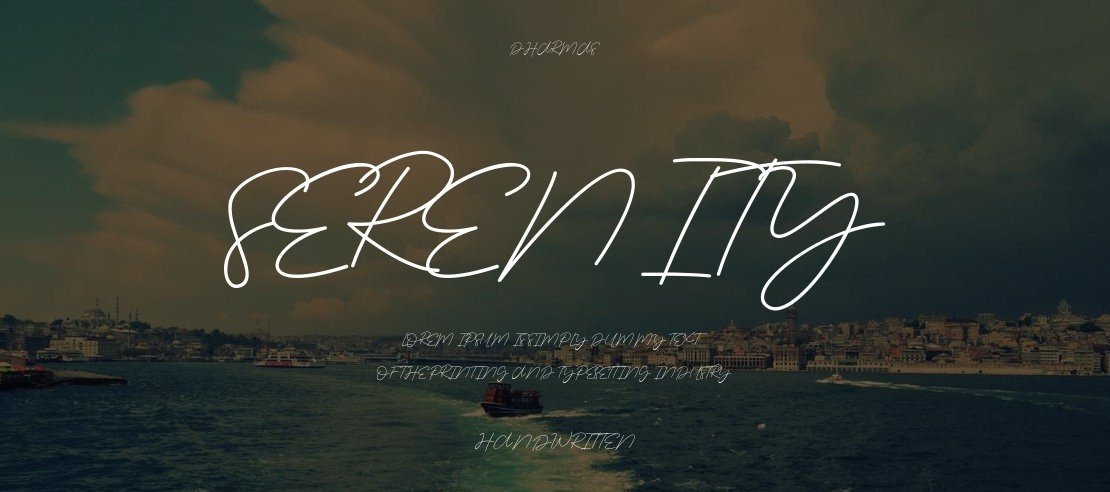 Serenity Font