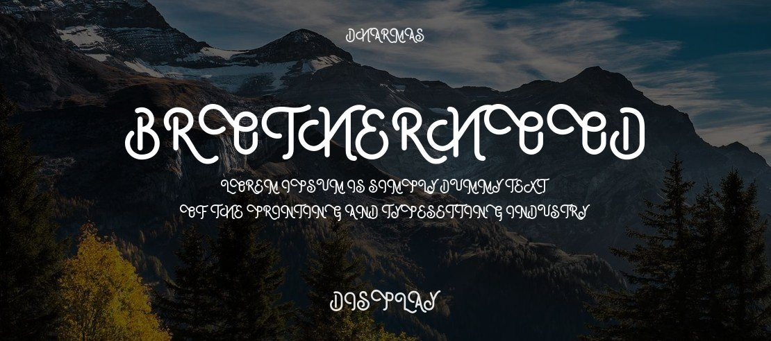 Brotherhood Font