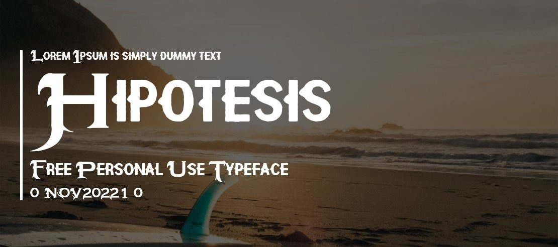 Hipotesis Free Personal Use Font