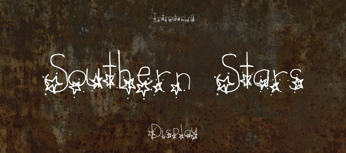 Southern Stars Font