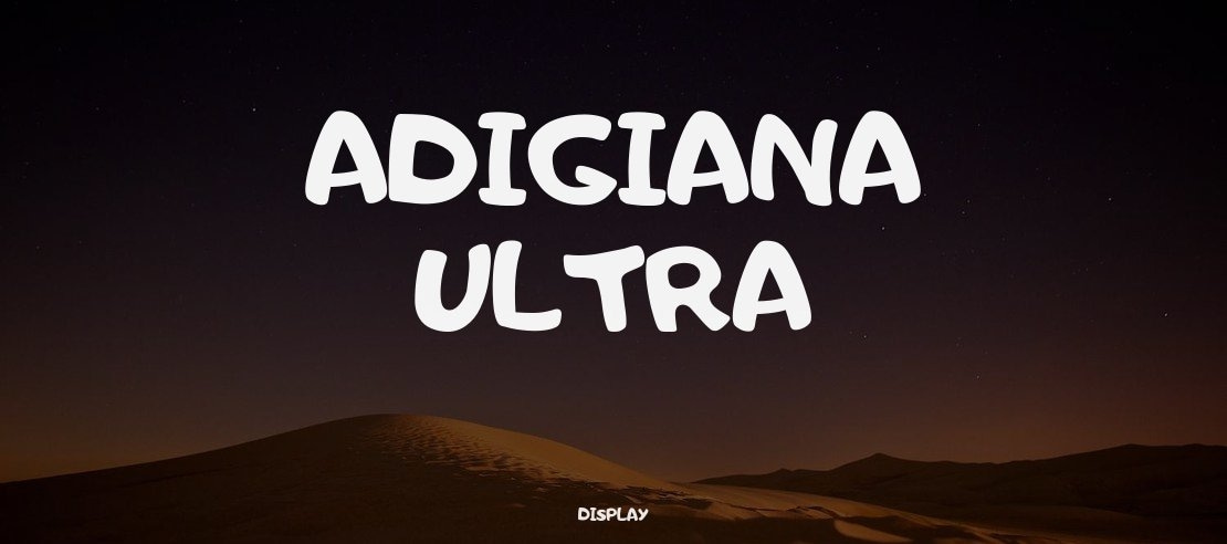 Adigiana Ultra Font