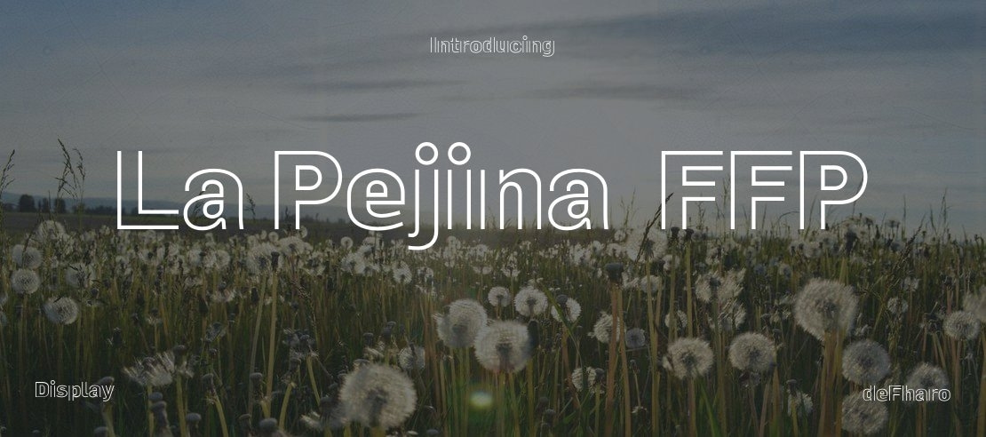 La Pejina  FFP Font Family