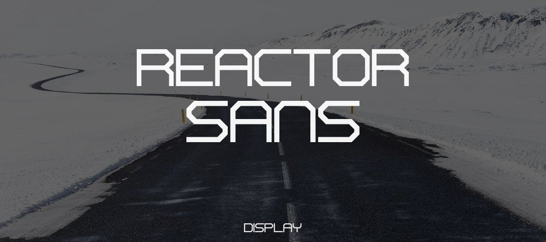 Reactor Sans Font