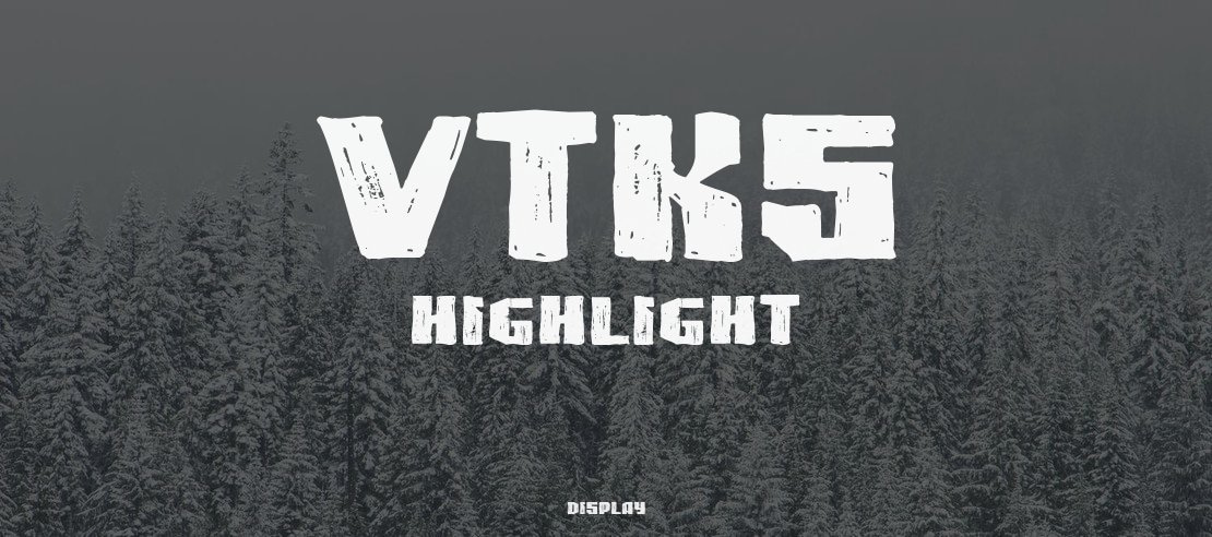 VTKS Highlight Font Family