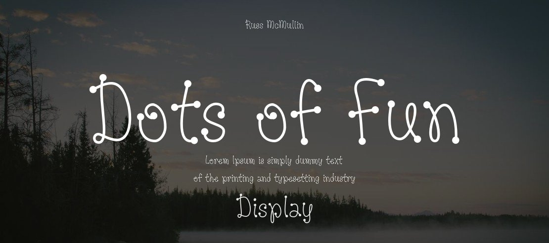 Dots of Fun Font