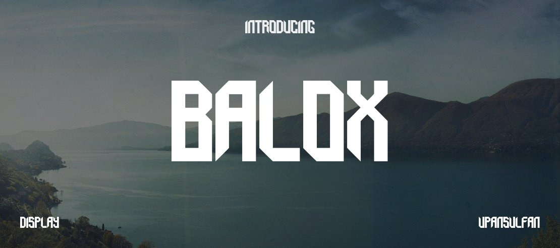 Balox Font