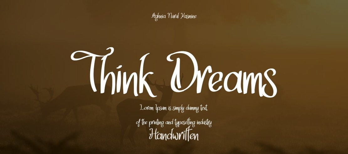 Think Dreams Font Family