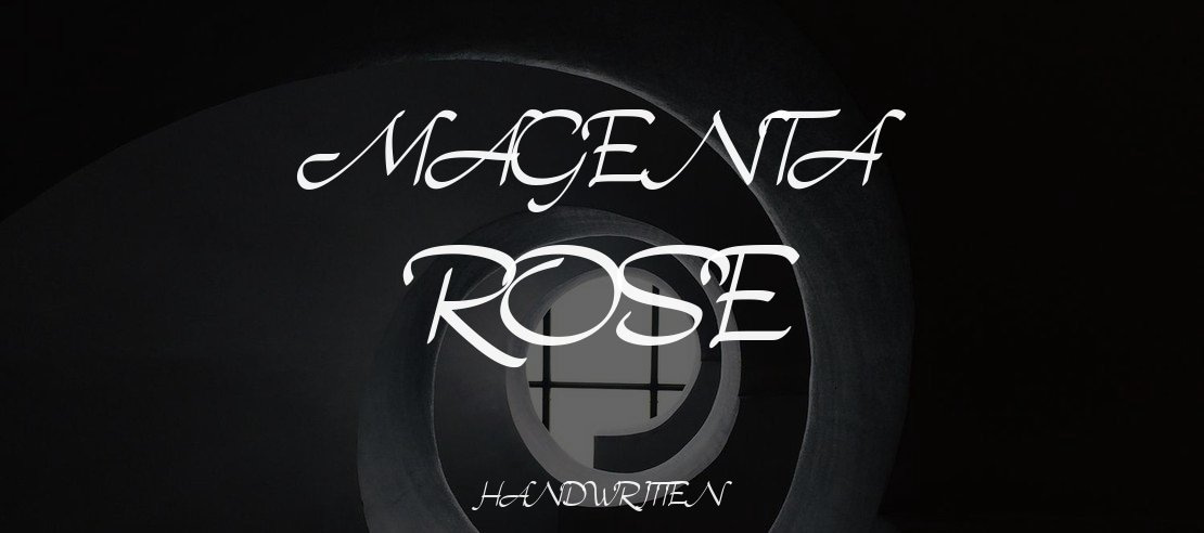 Magenta Rose Font