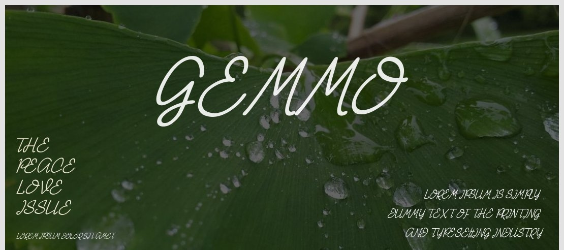 Gemmo Font