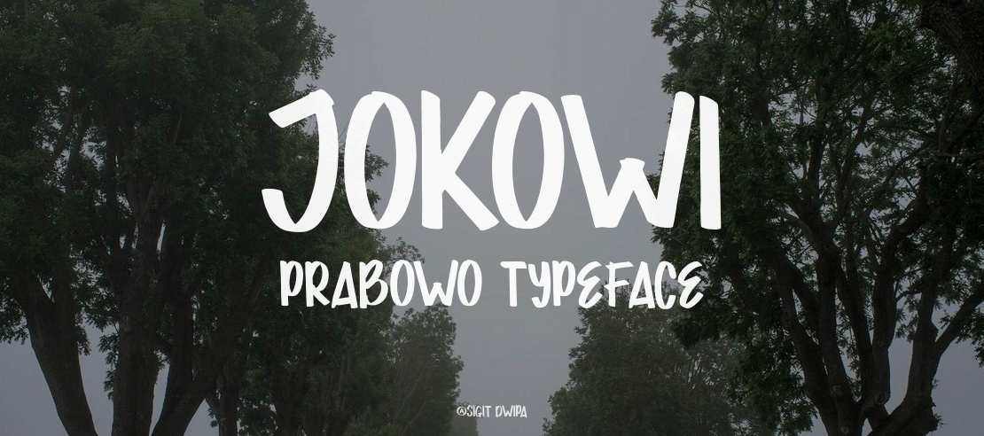 JOKOWI PRABOWO Font