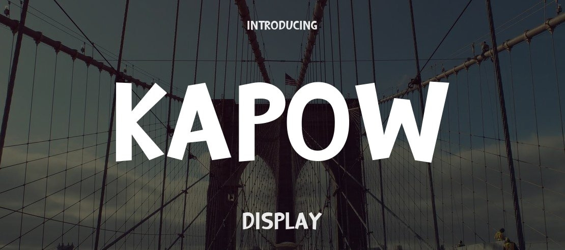 KAPOW Font