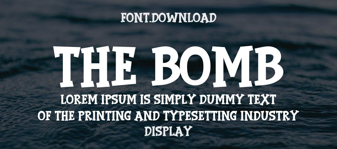 The Bomb Font