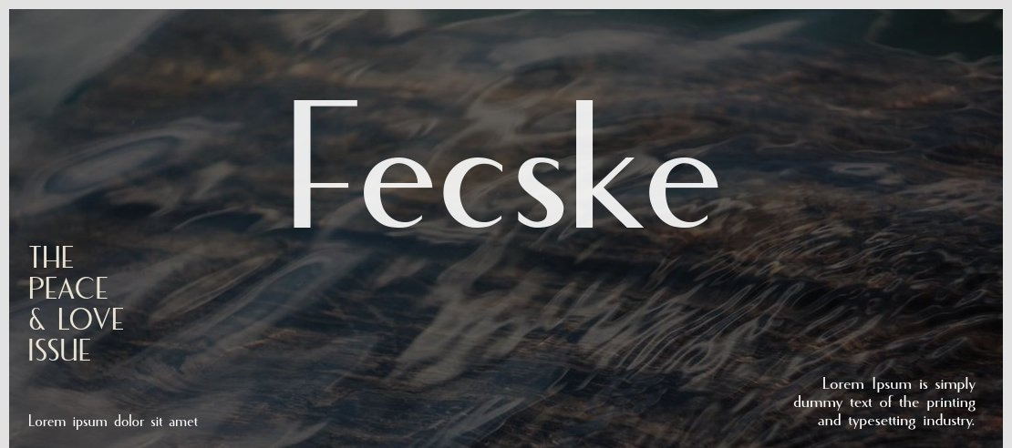 Fecske Font