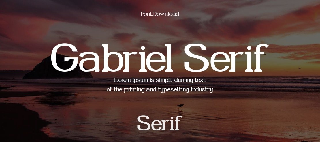 Gabriel Serif Font Family