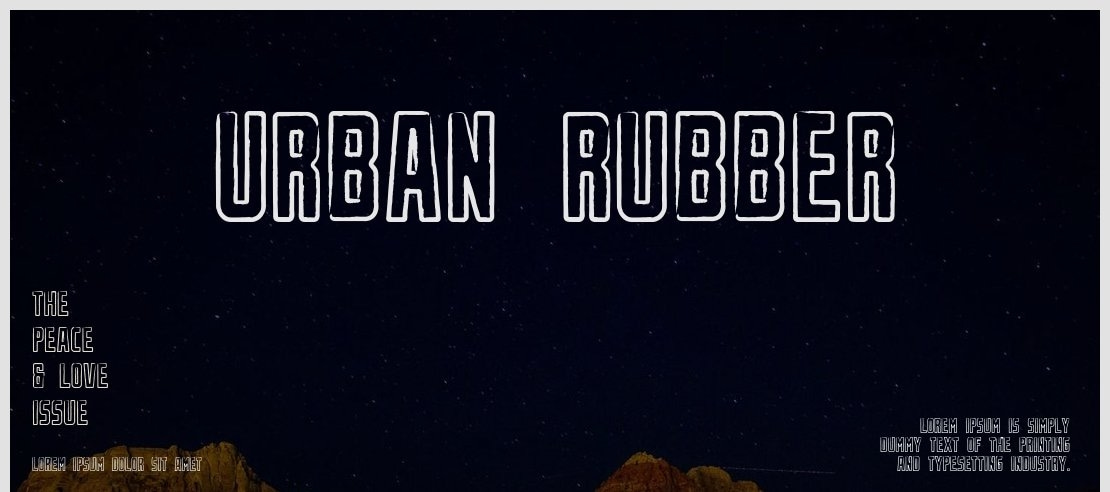 Urban Rubber Font