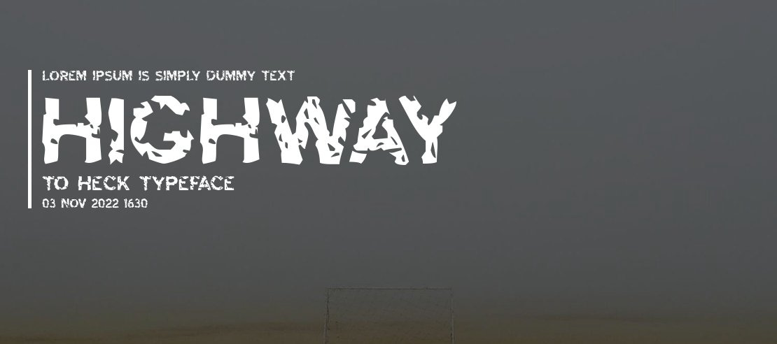 Highway to Heck Font