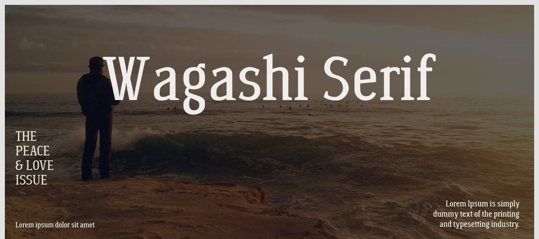 Wagashi Serif Font