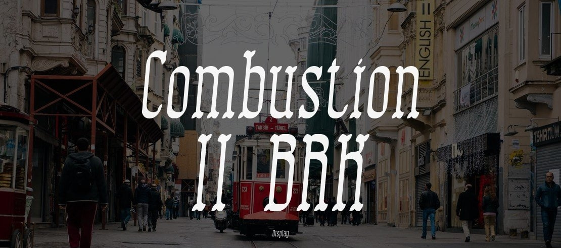 Combustion II BRK Font Family