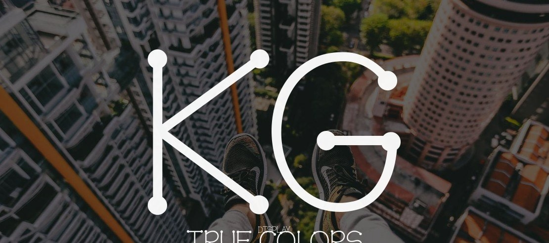 KG True Colors Font