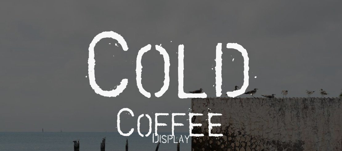 Cold Coffee Font