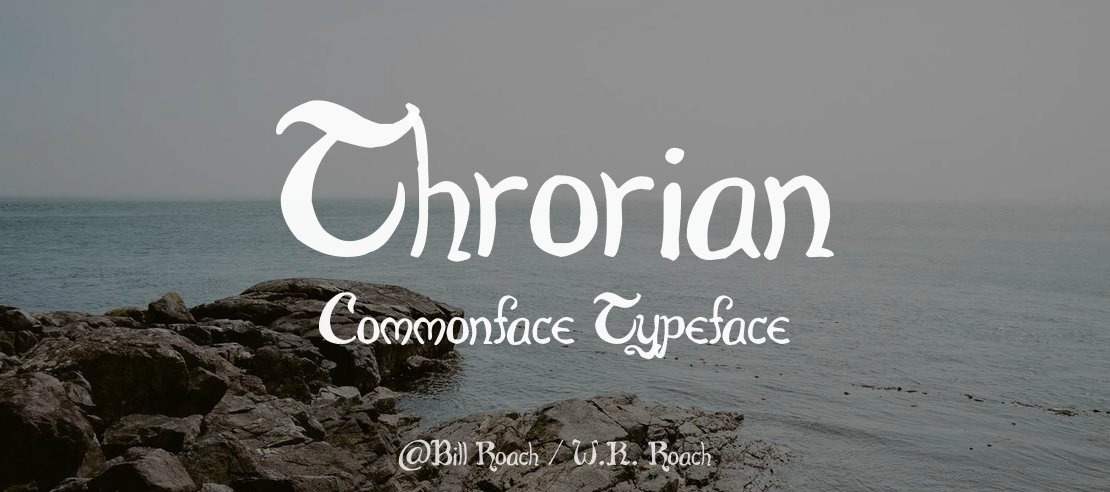 Throrian Commonface Font