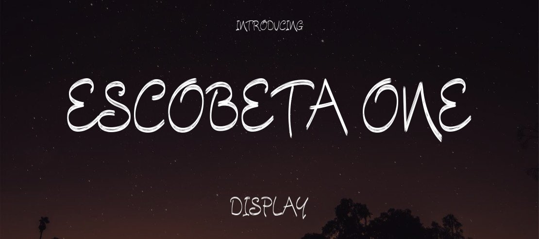 Escobeta One Font