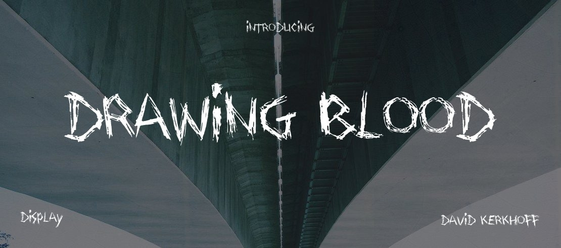 Drawing Blood Font Family