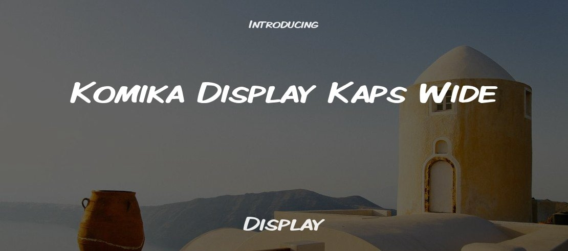 Komika Display Kaps Wide Font Family