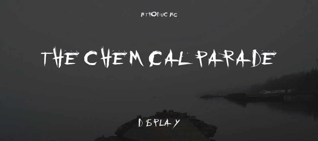 the chemical parade Font