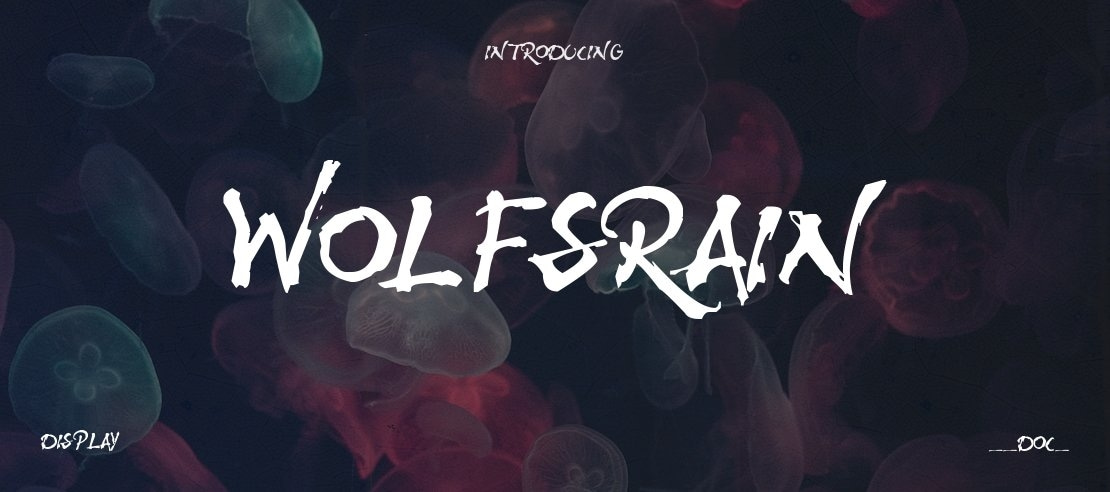 WolfsRain Font