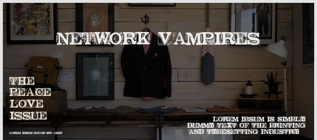 NETWORK VAMPIRES Font