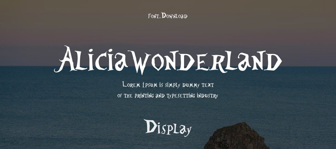 AliciaWonderland Font