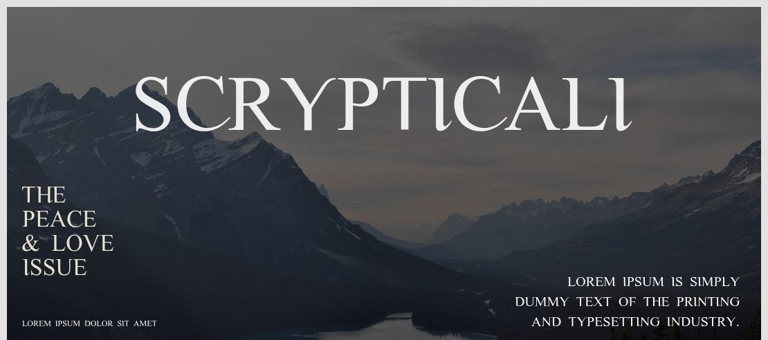 Scrypticali Font Family