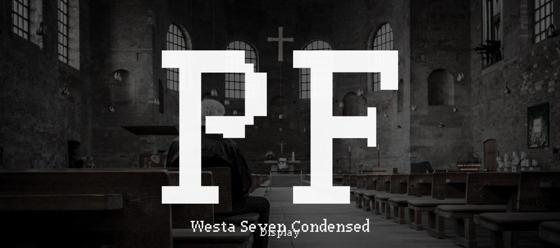 PF Westa Seven Condensed Font