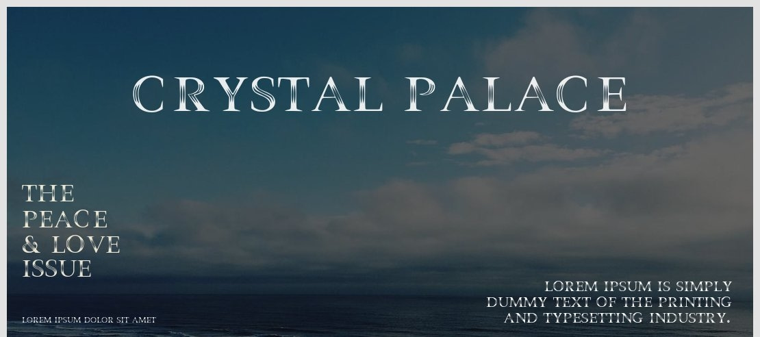 Crystal Palace Font Family