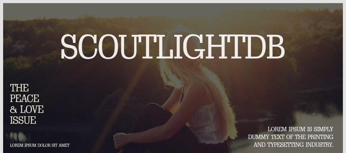 ScoutLightDB Font