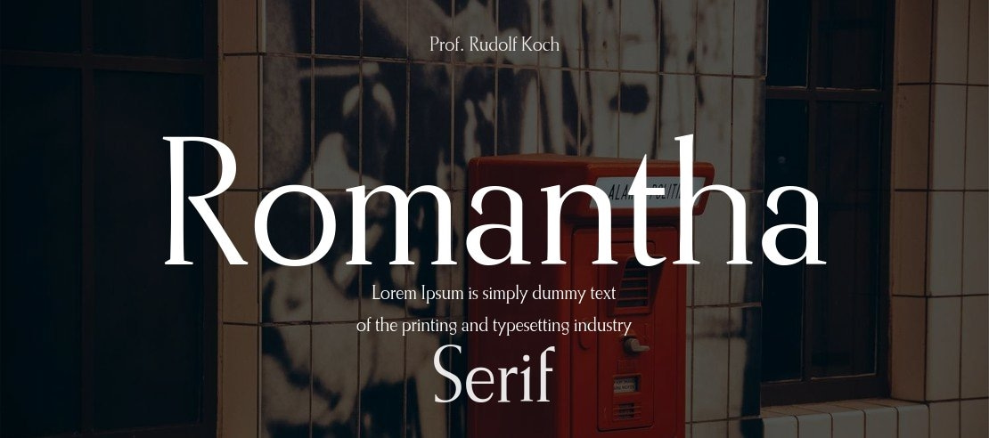 Romantha Font