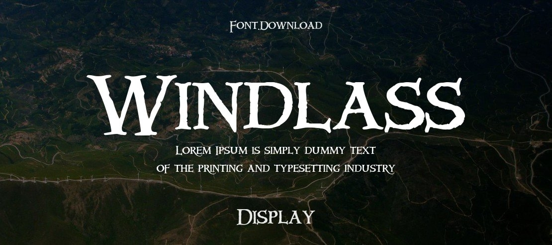 Windlass Font