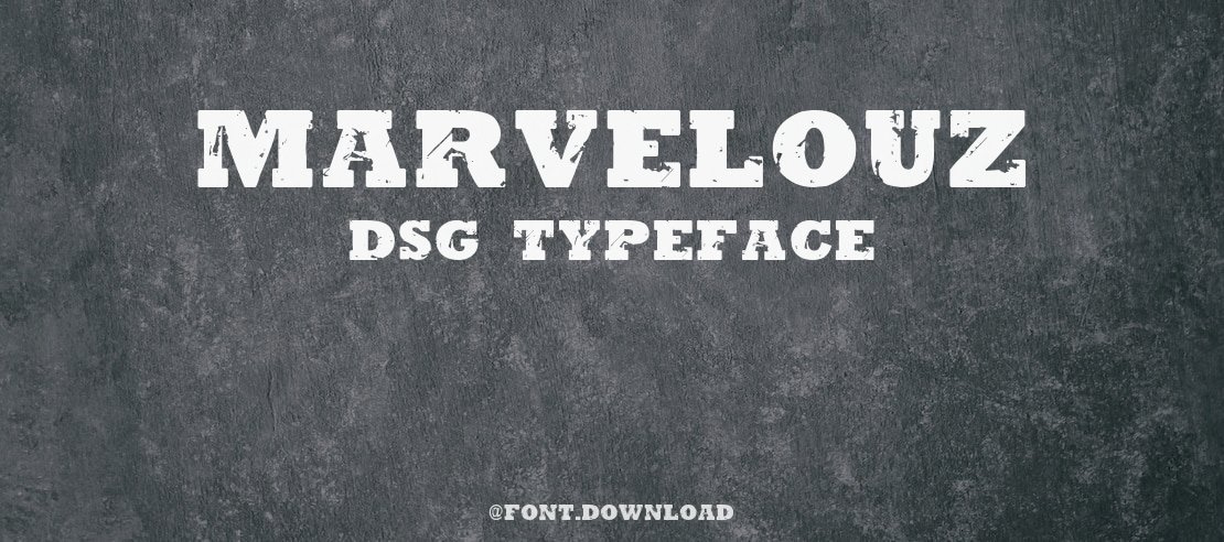 Marvelouz DSG Font