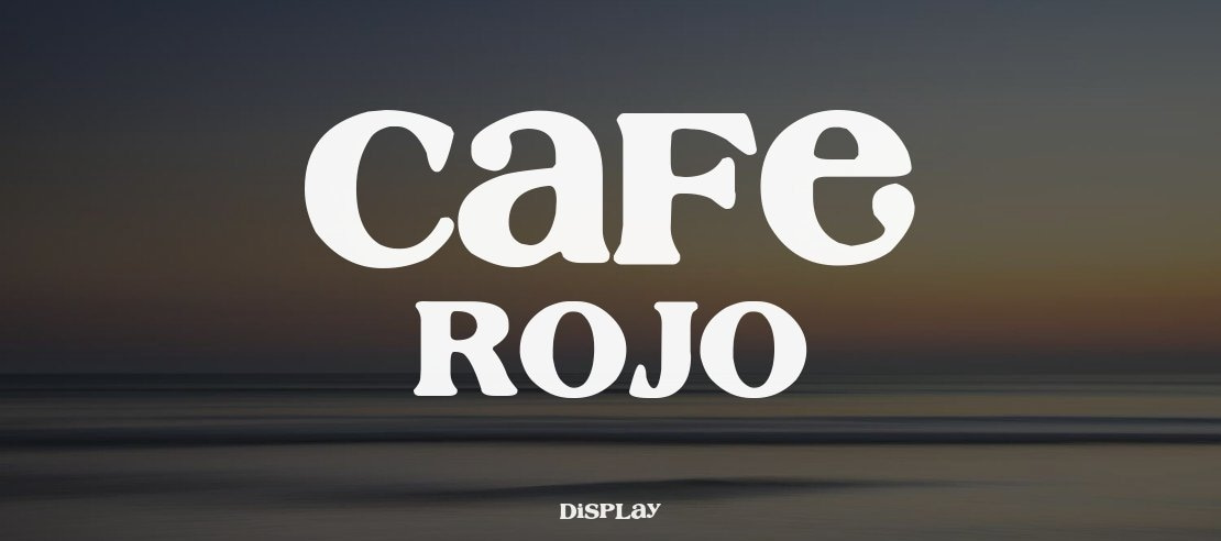 Cafe Rojo Font