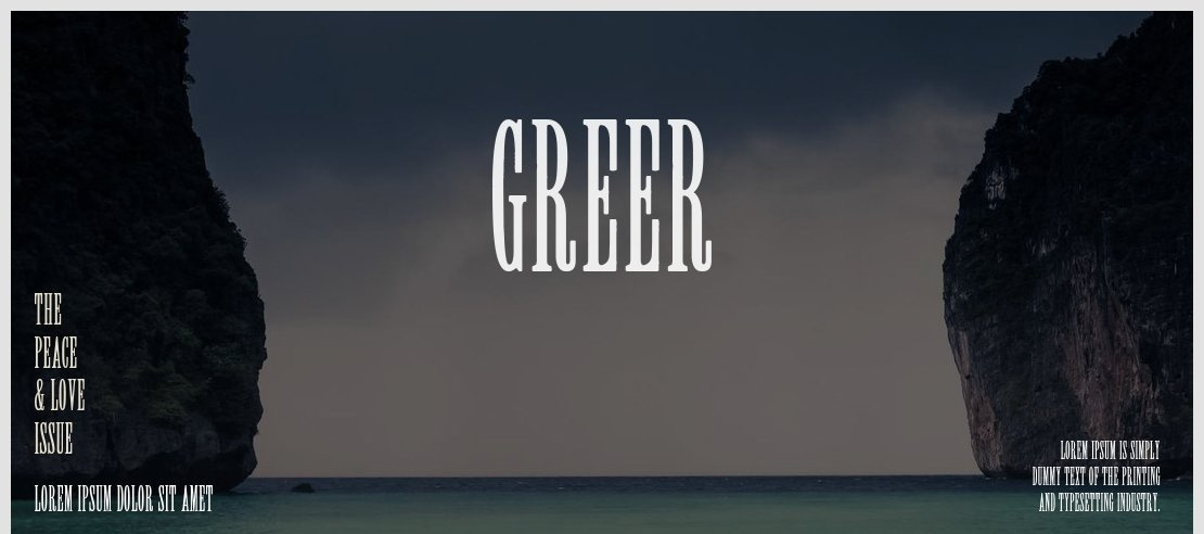 Greer Font